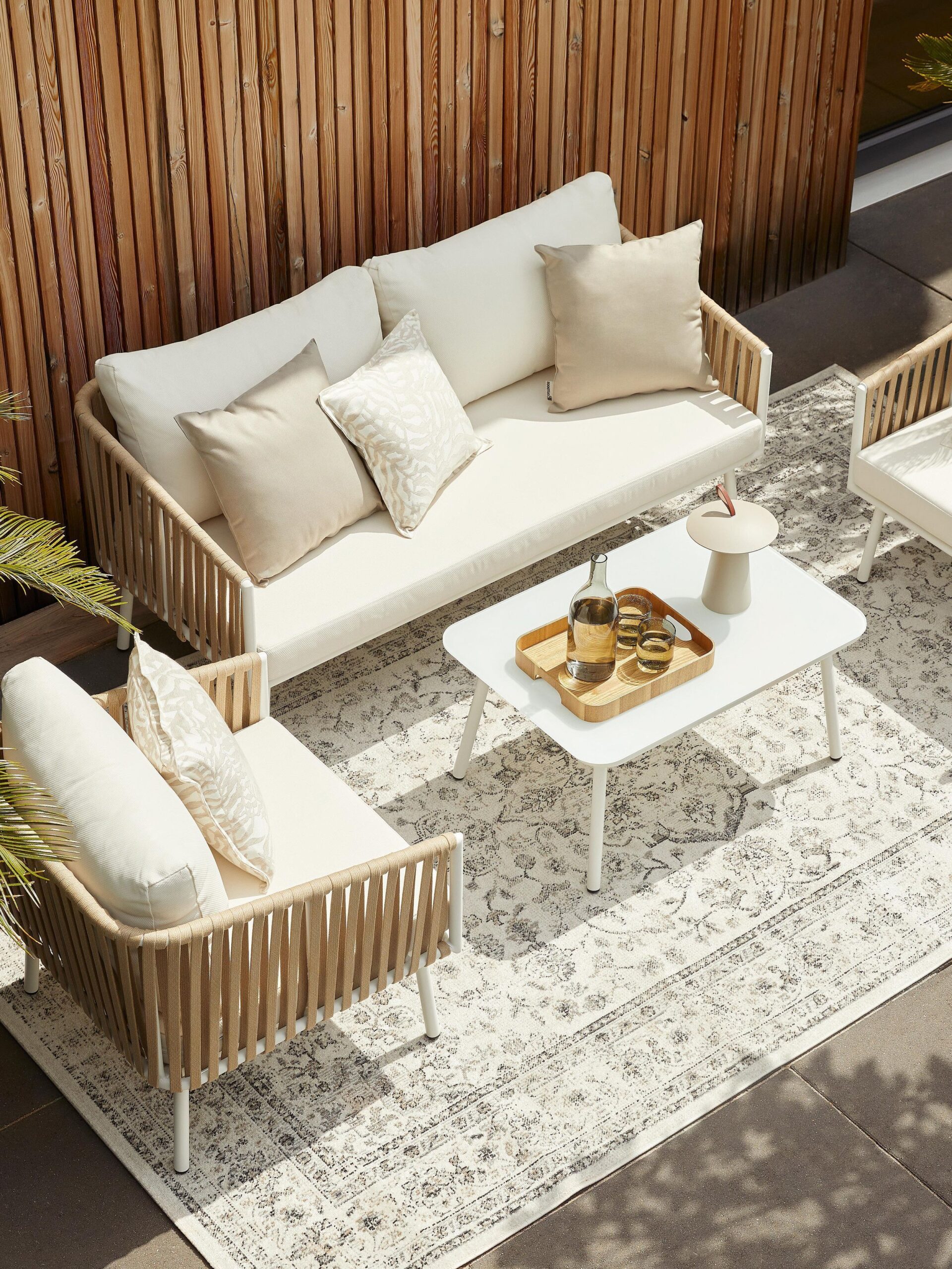 Hagemøbler sett MILO Beige - Bilde 2