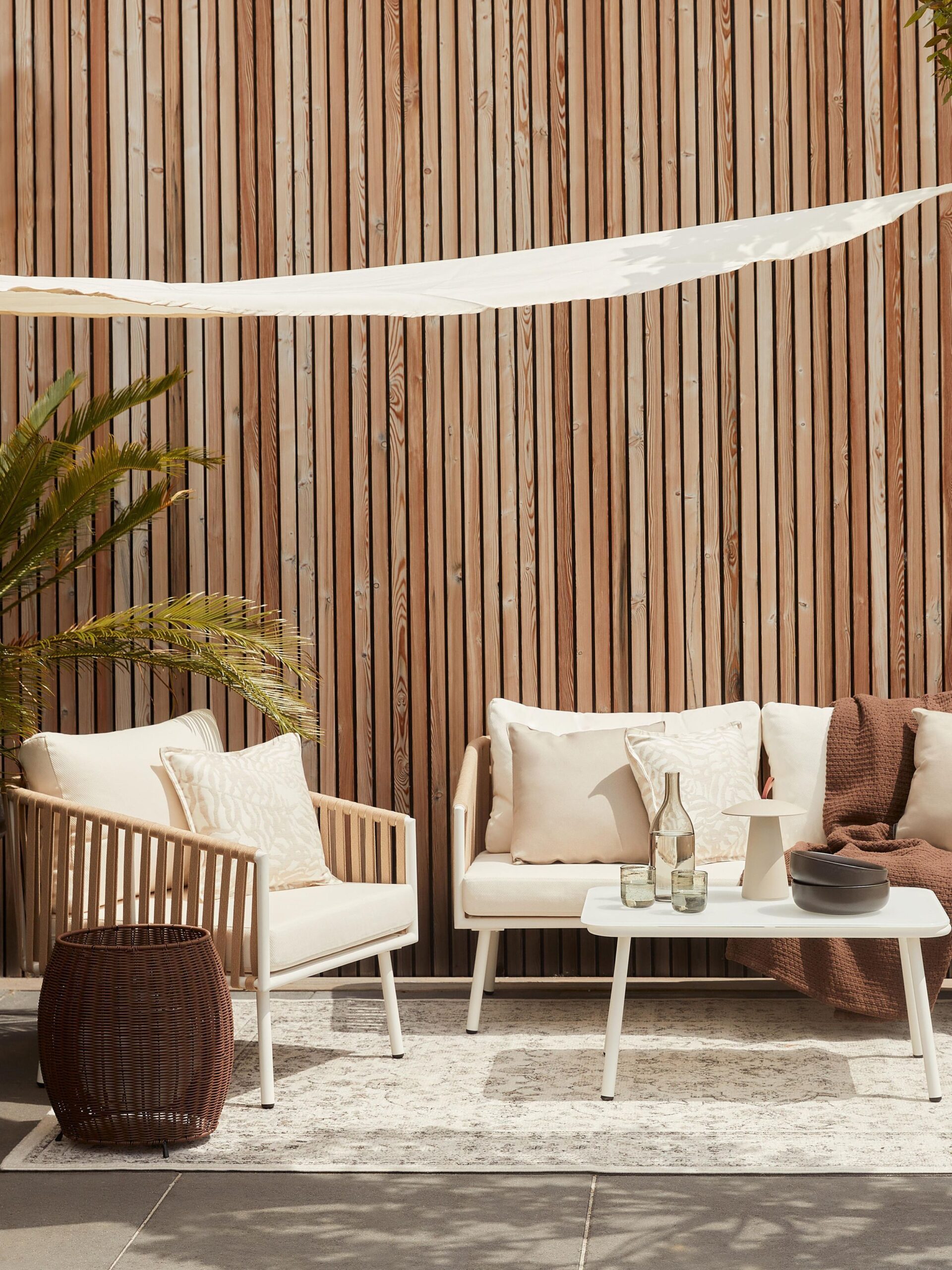 Hagemøbler sett MILO Beige - Bilde 3